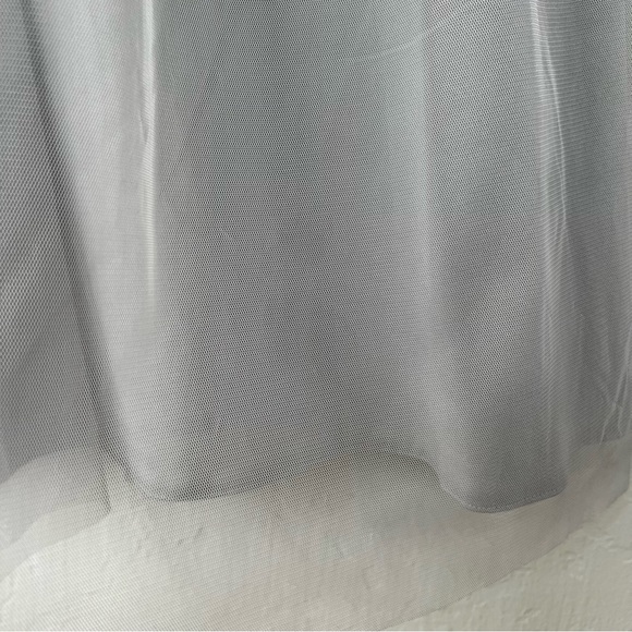 Adrianna Papell Beaded Tulle Maxi Dress Gown - Picture 8 of 10